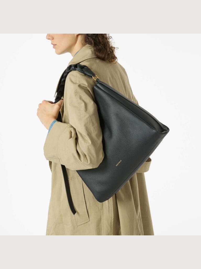 Coccinelle Boheme Medium - Noir / Cuir