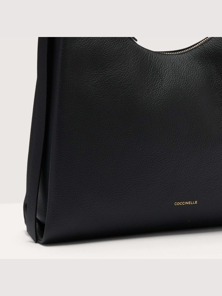 Coccinelle Boheme Medium - Noir / Cuir