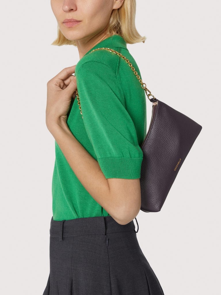 Coccinelle Aura Mini - Prune