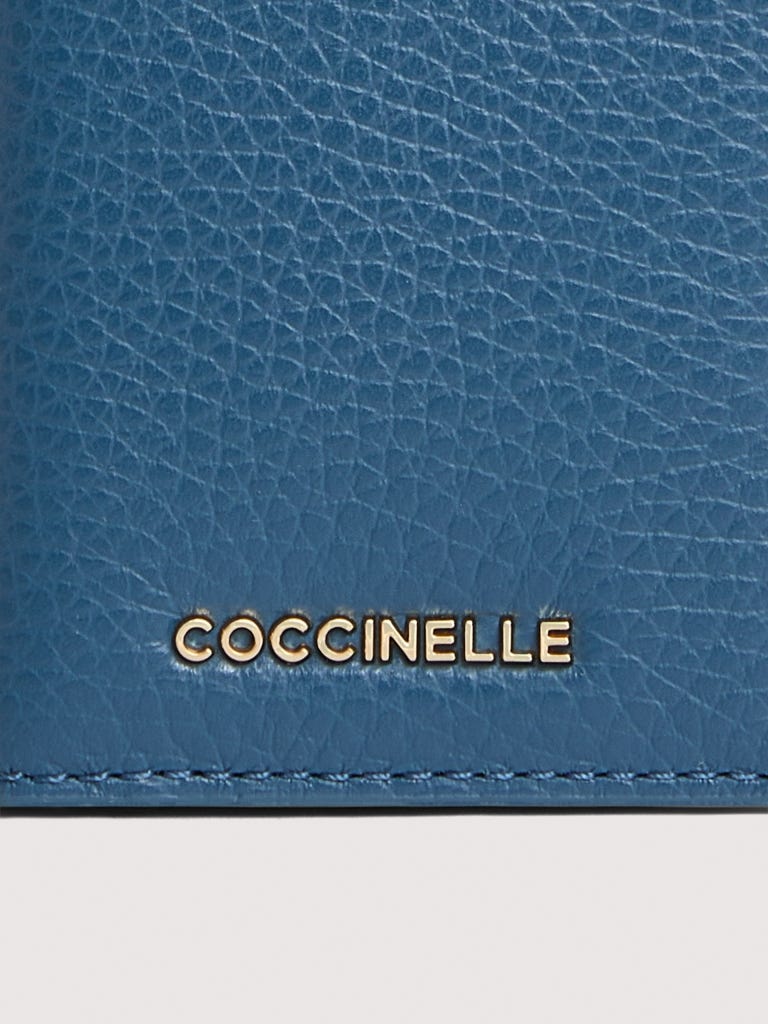Coccinelle Metallic Small - Deep Blue