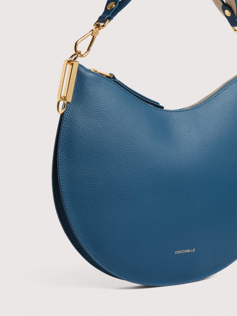 Coccinelle Sunup Medium - Deep Blue / Sandshell