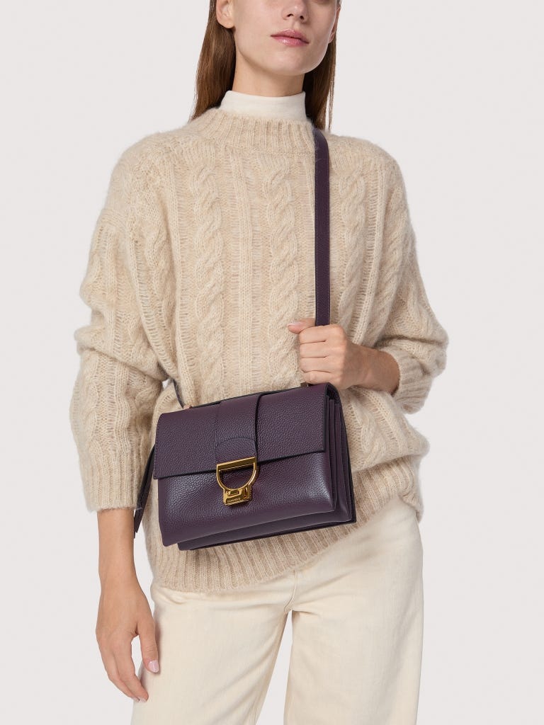 Coccinelle Arlettis Medium - Prune