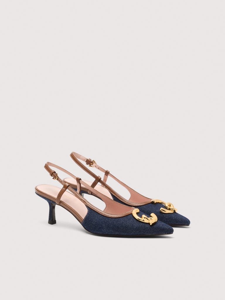 Coccinelle C-me - Blue Denim / Cognac