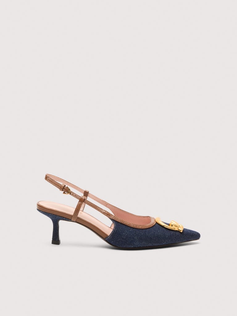 Coccinelle C-me - Blue Denim / Cognac