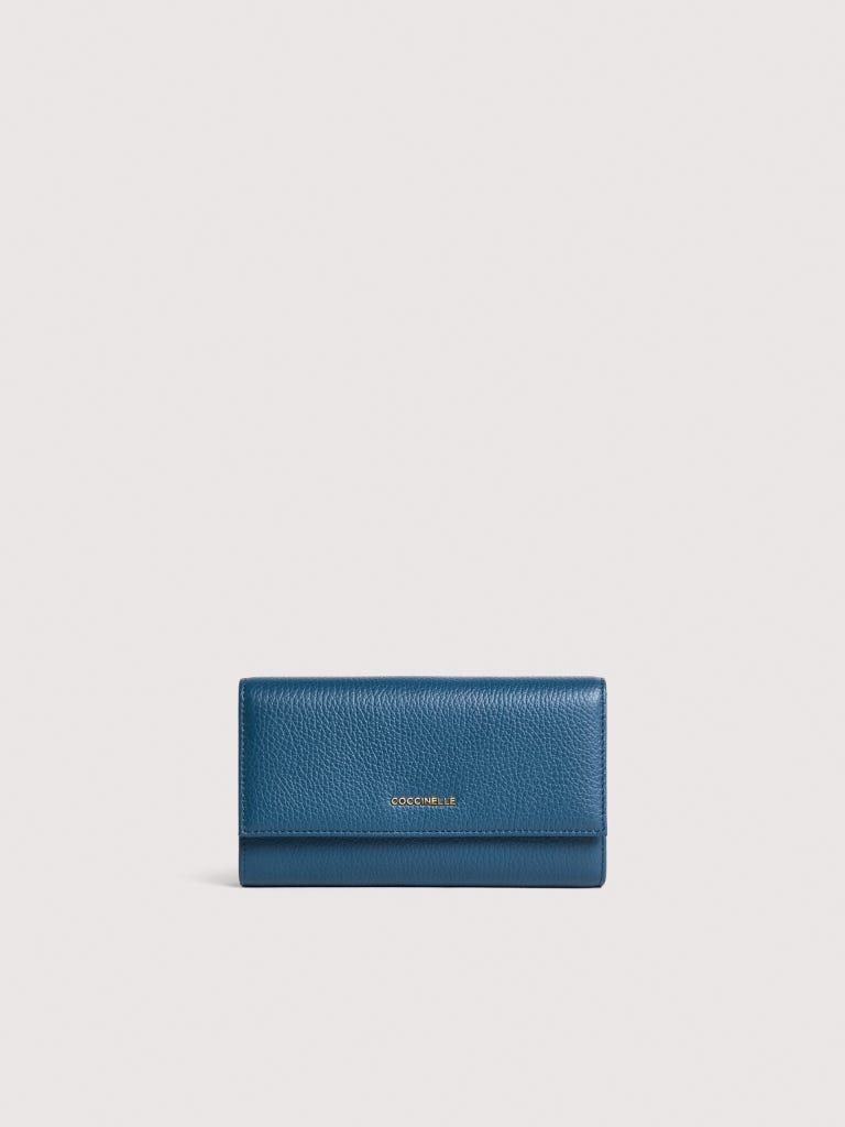 Coccinelle Metallic Large - Deep Blue