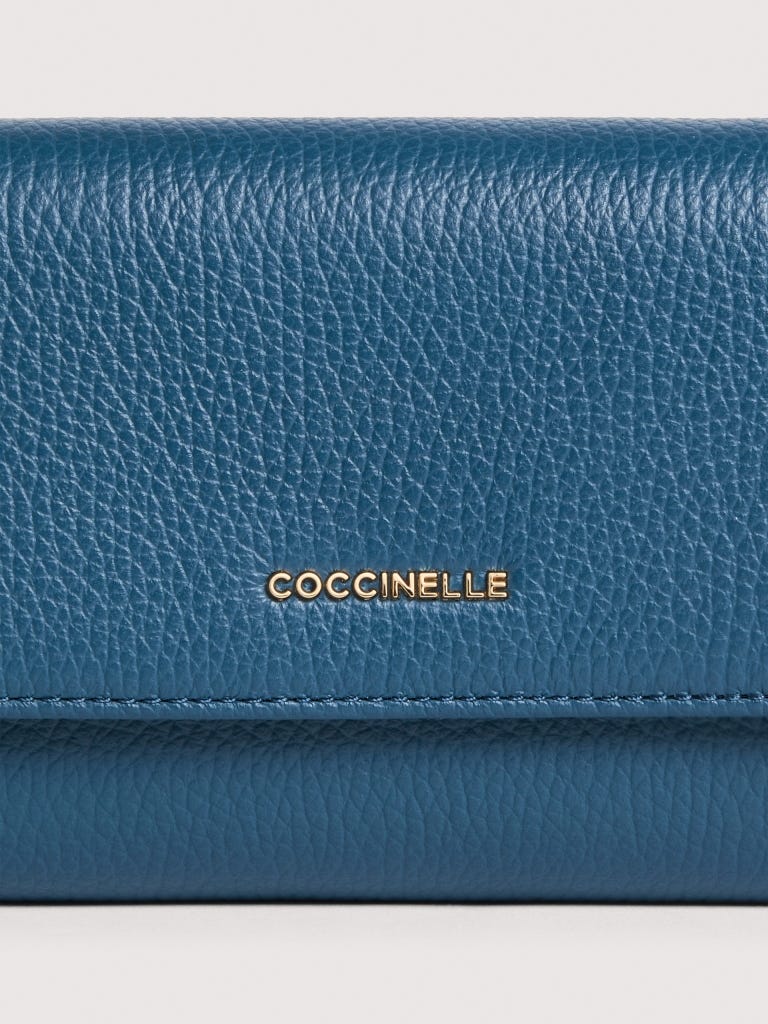 Coccinelle Metallic Large - Deep Blue