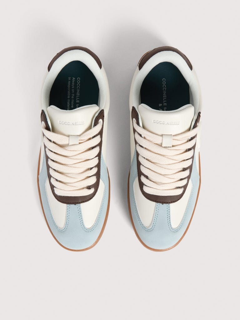 Coccinelle C-style 90 - White / Snow / Brunette