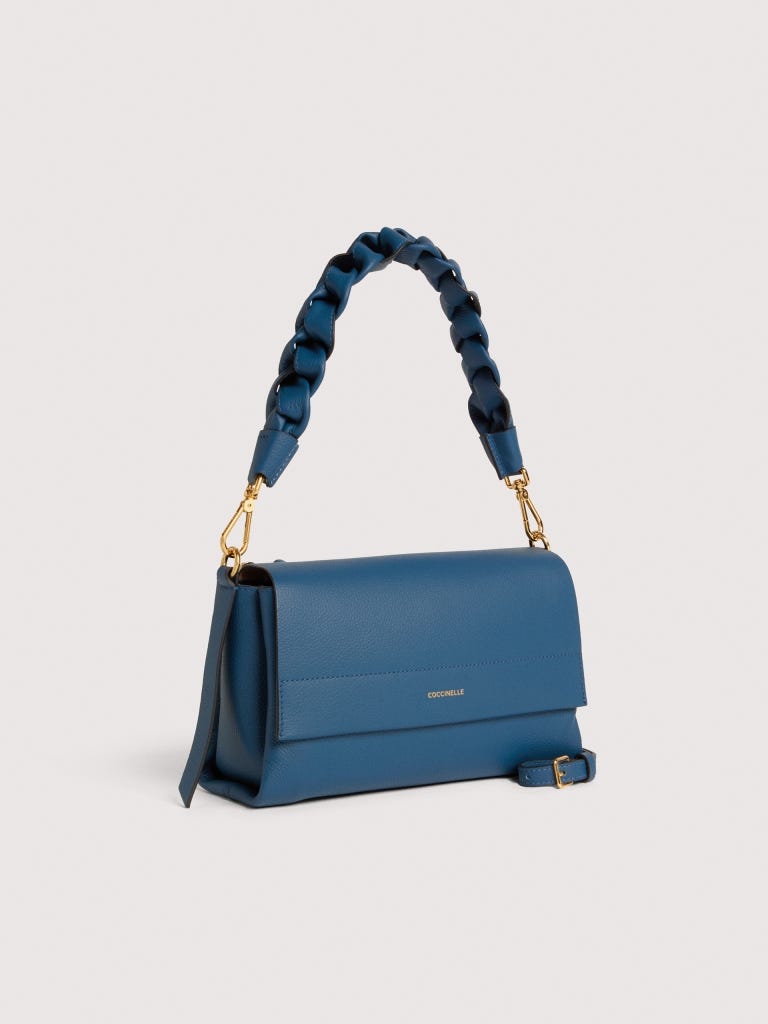 Coccinelle Boheme Small - Deep Blue / Sandshell