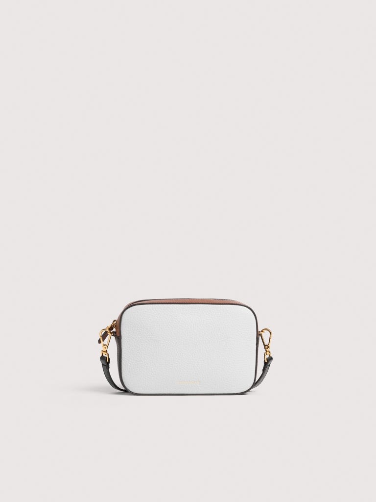 Coccinelle Tebe Small - Snow / Cognac / Noir