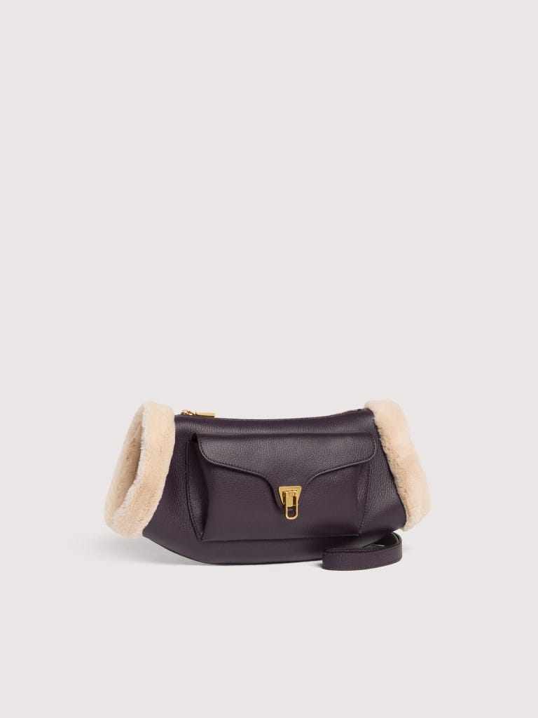 Coccinelle Beat Small - Prune / Natural