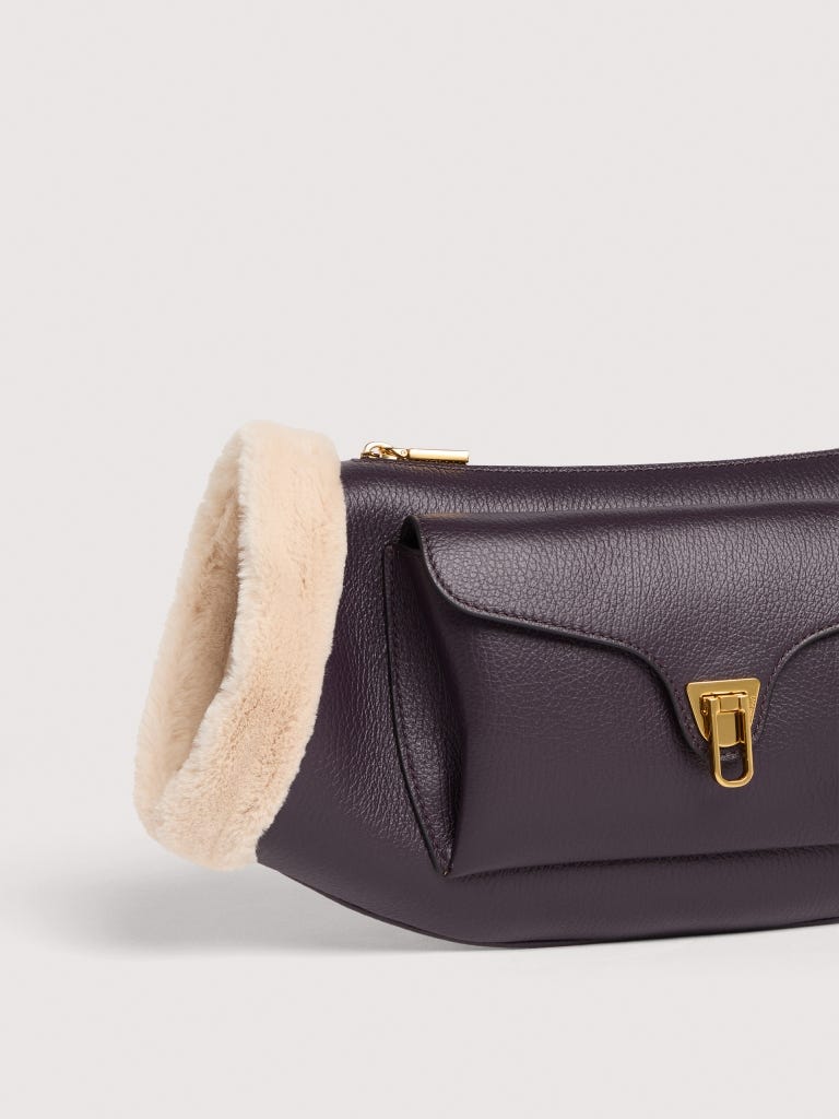 Coccinelle Beat Small - Prune / Natural