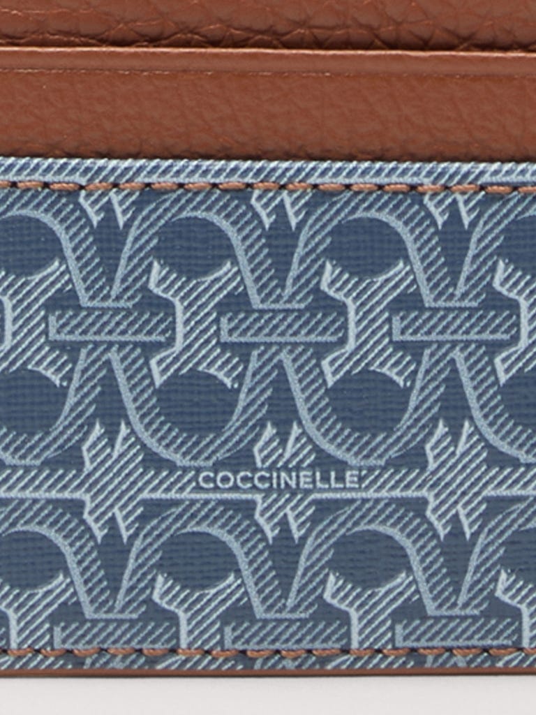 Coccinelle Loreen Small - Blue Denim / Cognac / Snow