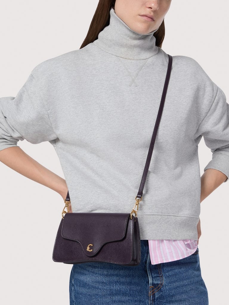 Coccinelle C-me Mini - Prune