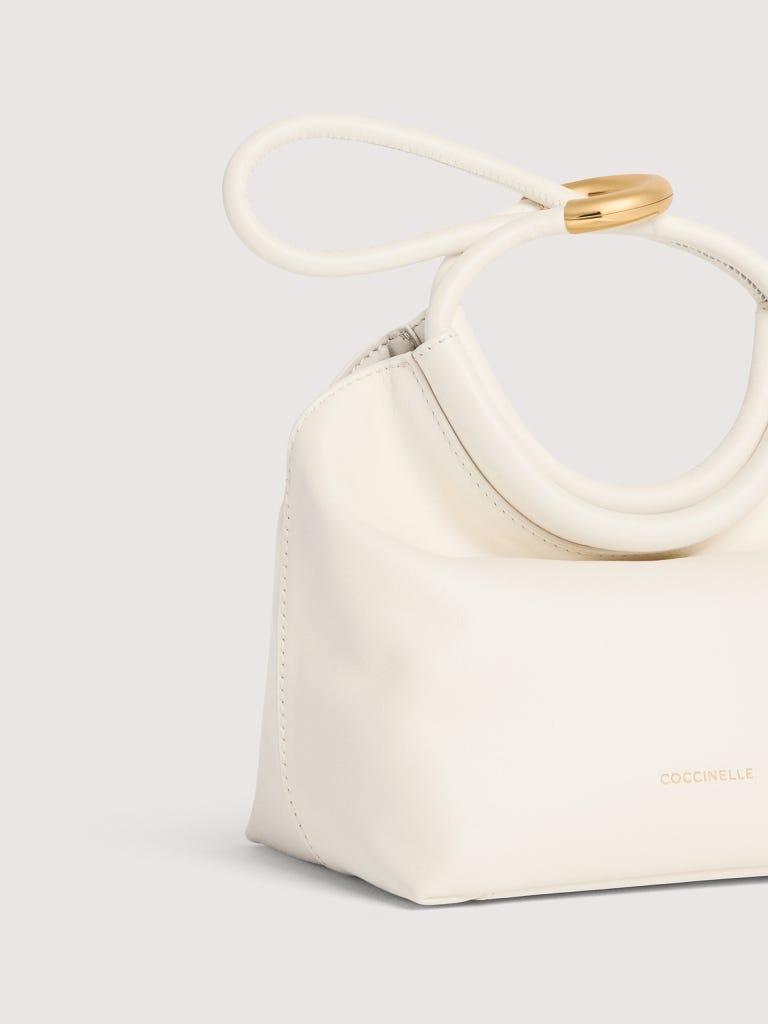 Coccinelle Finn Pouch Small - Pearl