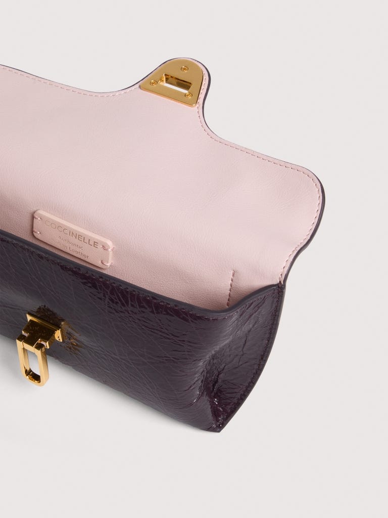 Coccinelle Doube Beat Mini - Prune