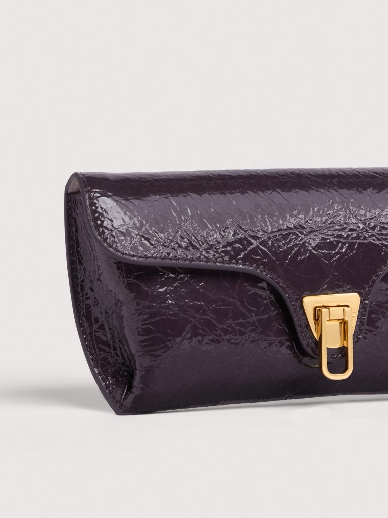 Coccinelle Doube Beat Mini - Prune