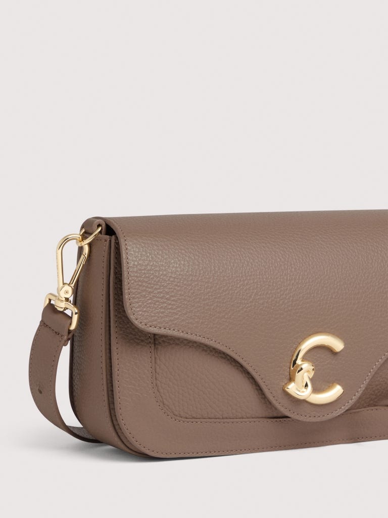 Coccinelle C-me Medium - Warm Taupe