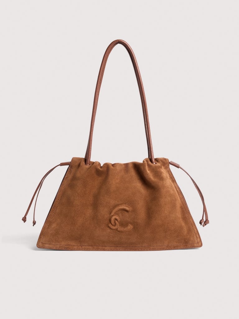 Coccinelle Dulse Suede Medium - Cognac