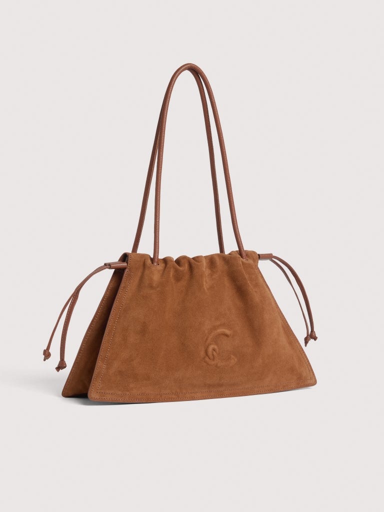 Coccinelle Dulse Suede Medium - Cognac