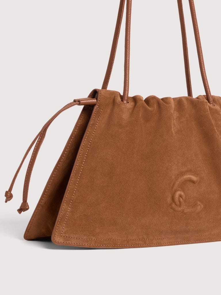Coccinelle Dulse Suede Medium - Cognac