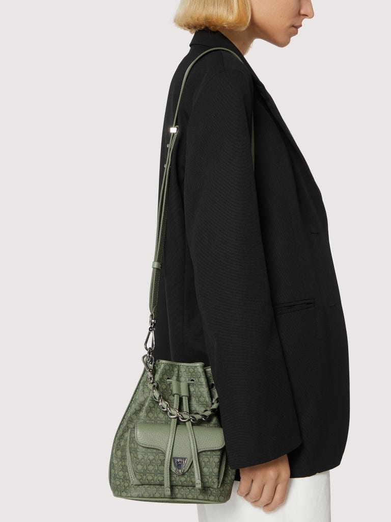 Coccinelle Beat Generation Small - Multi Greenery / Greenery