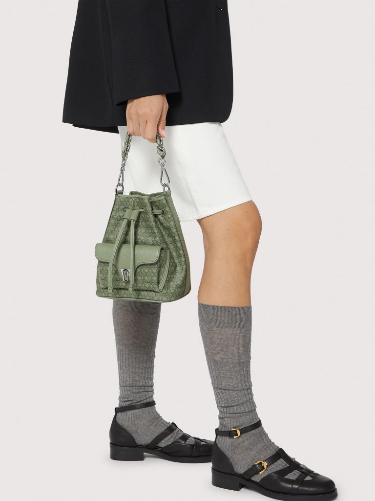 Coccinelle Beat Generation Small - Multi Greenery / Greenery