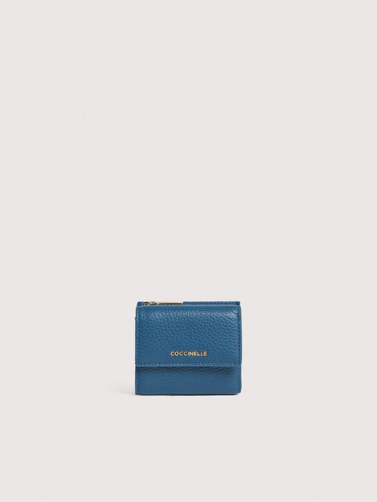 Coccinelle Metallic Small - Deep Blue