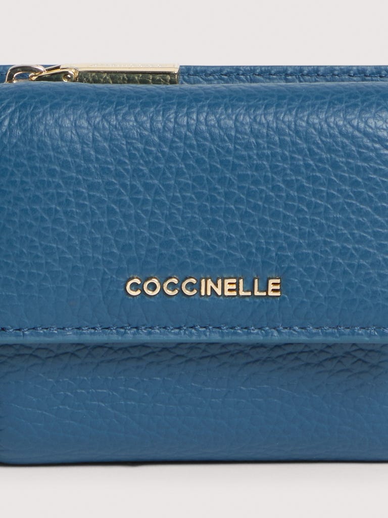 Coccinelle Metallic Small - Deep Blue