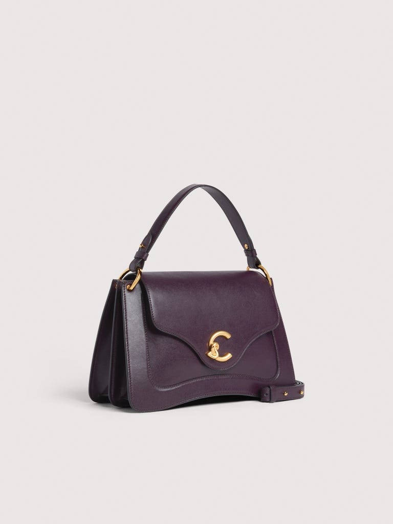 Coccinelle C-me Medium - Prune