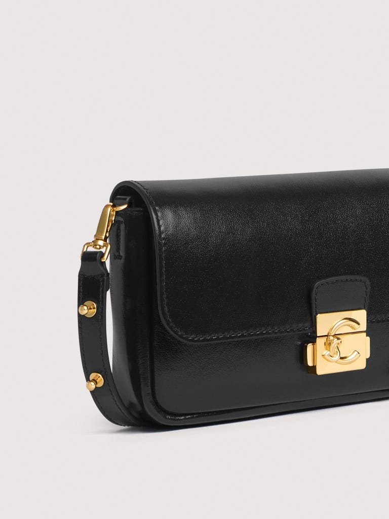 Coccinelle C-me Lock Mini - Noir