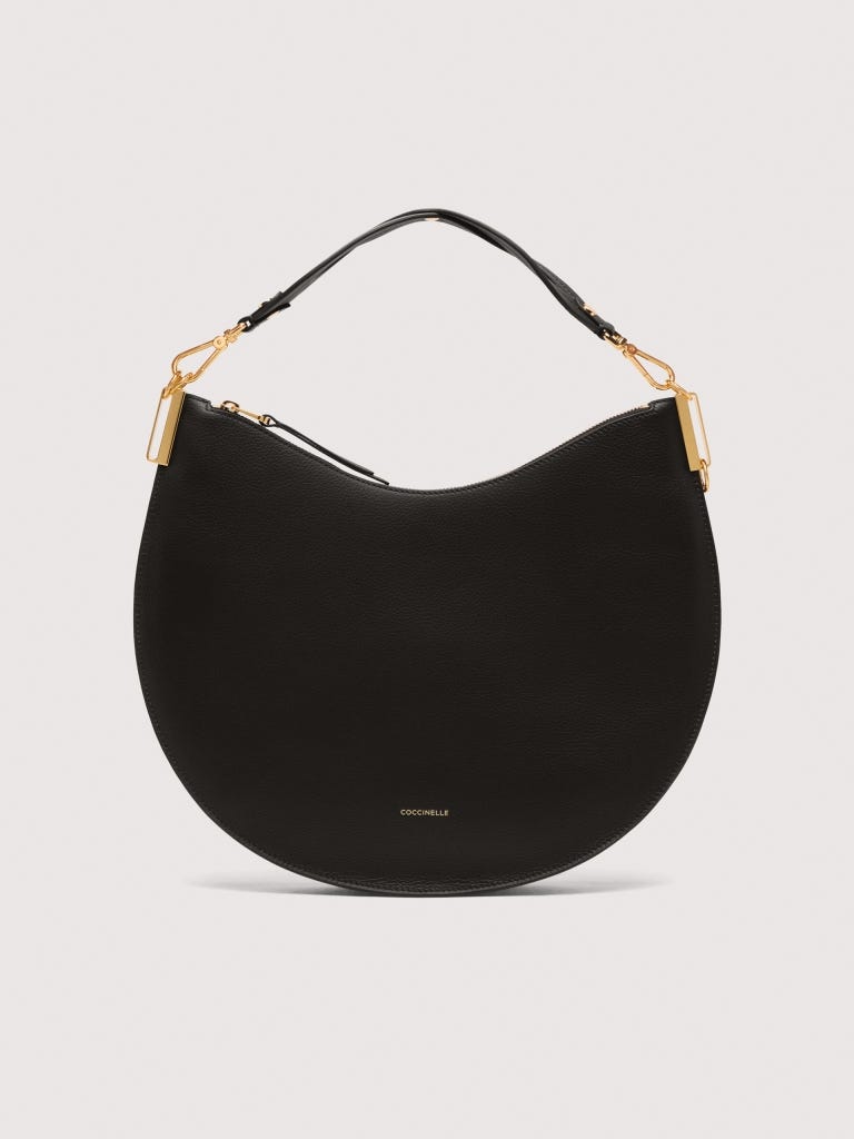 Coccinelle Sunup Large - Noir / Cognac