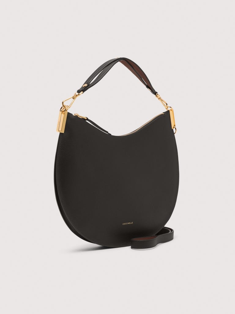 Coccinelle Sunup Large - Noir / Cognac