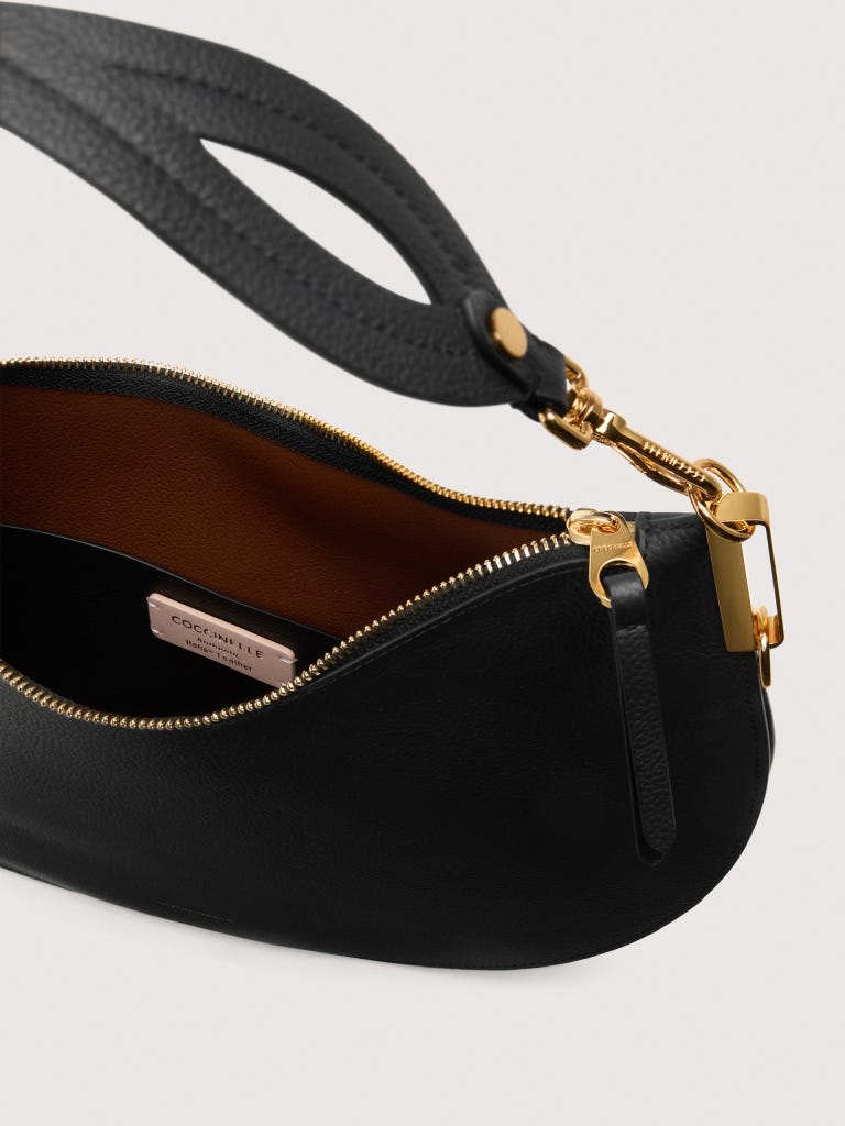 Coccinelle Sunup Large - Noir / Cognac