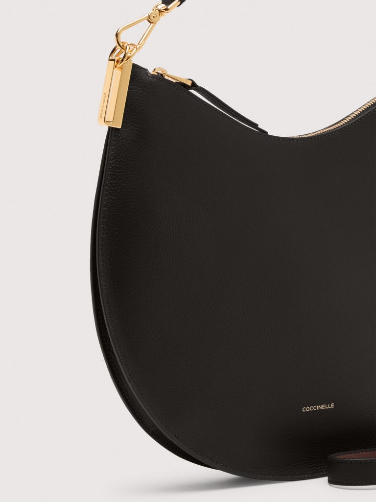 Coccinelle Sunup Large - Noir / Cognac