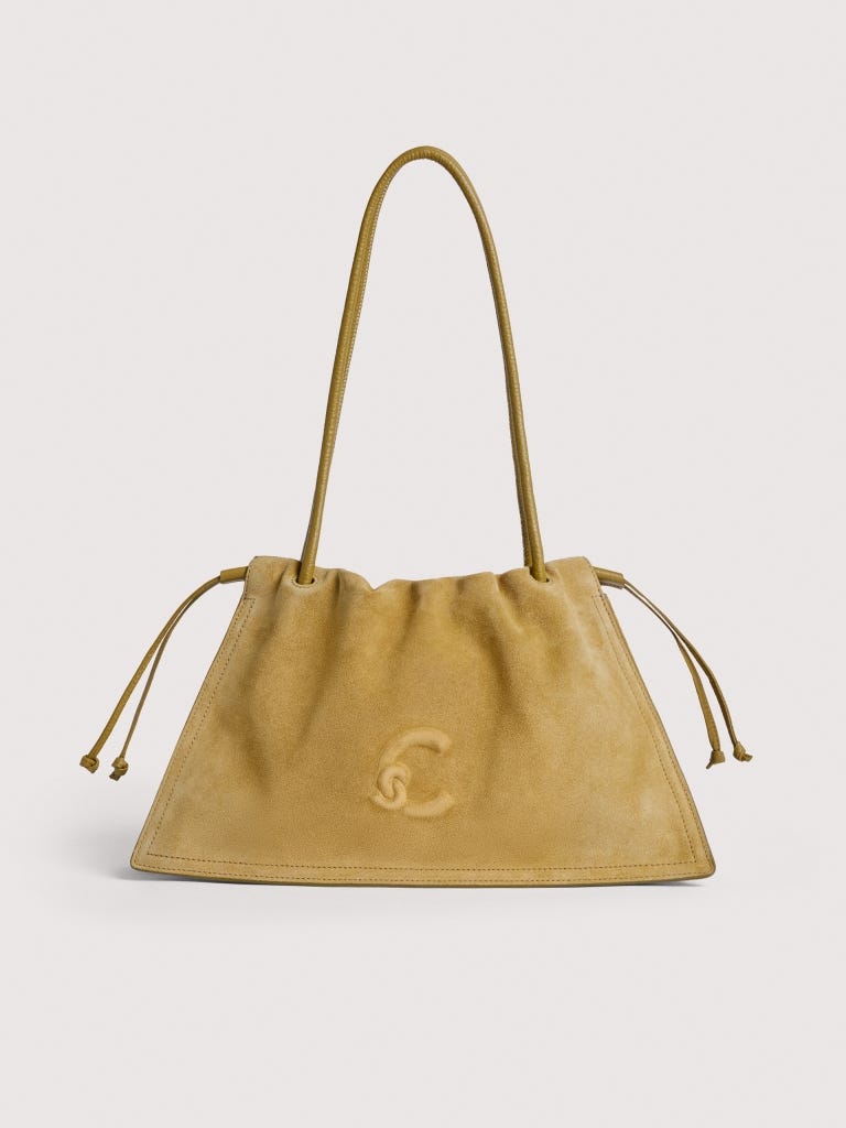 Coccinelle Dulse Suede Medium - Seagrass