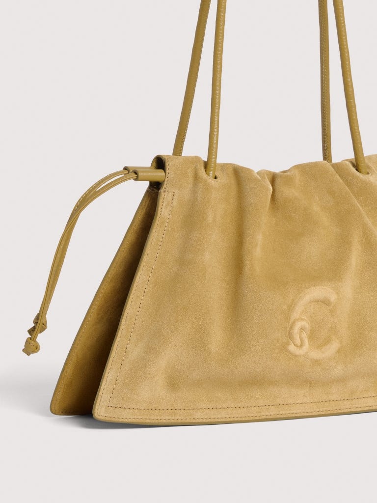 Coccinelle Dulse Suede Medium - Seagrass