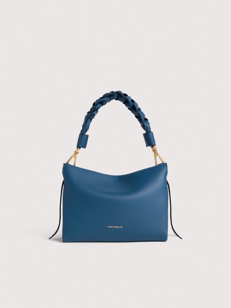 Coccinelle Boheme Small - Deep Blue / Sandshell