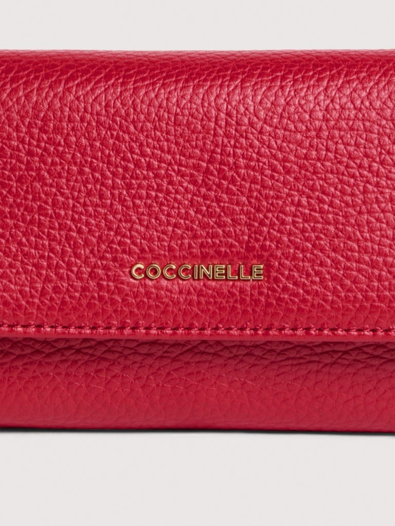 Coccinelle Metallic Medium - Scarlet