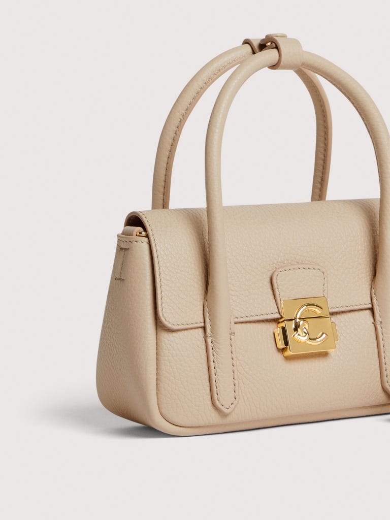 Coccinelle C-me Lock Mini - Sandshell