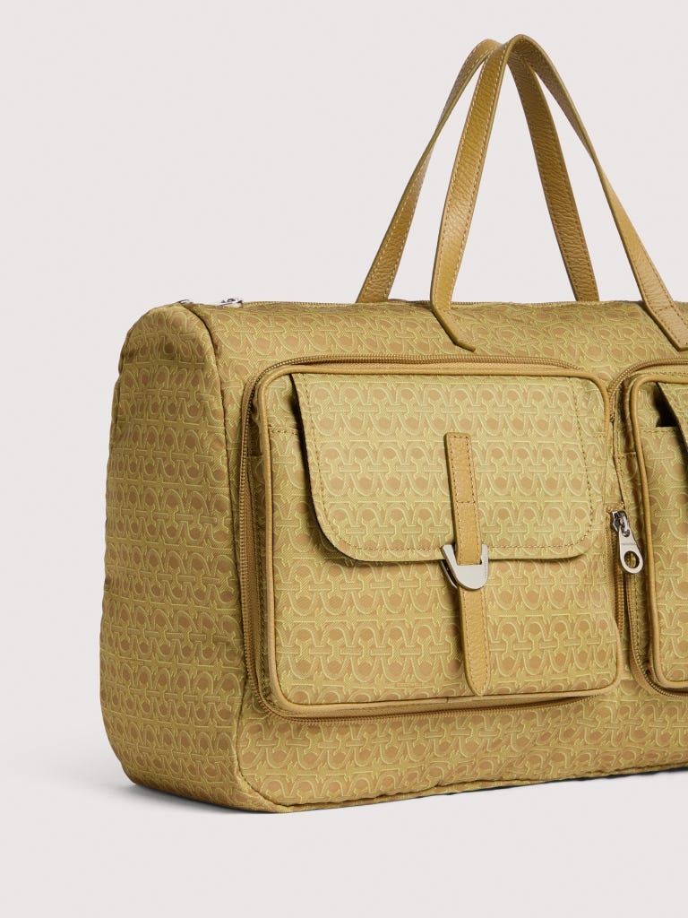 Coccinelle Smart To Go Campus Medium - Multi Seagrass / Seagrass