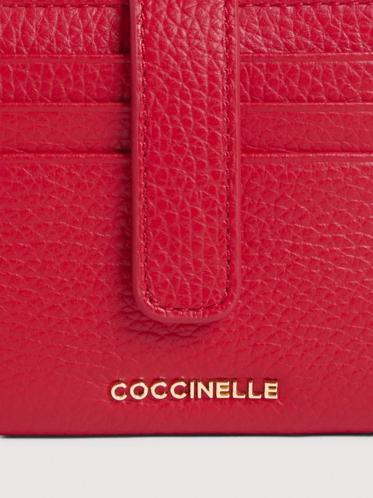 Coccinelle Metallic Medium - Scarlet