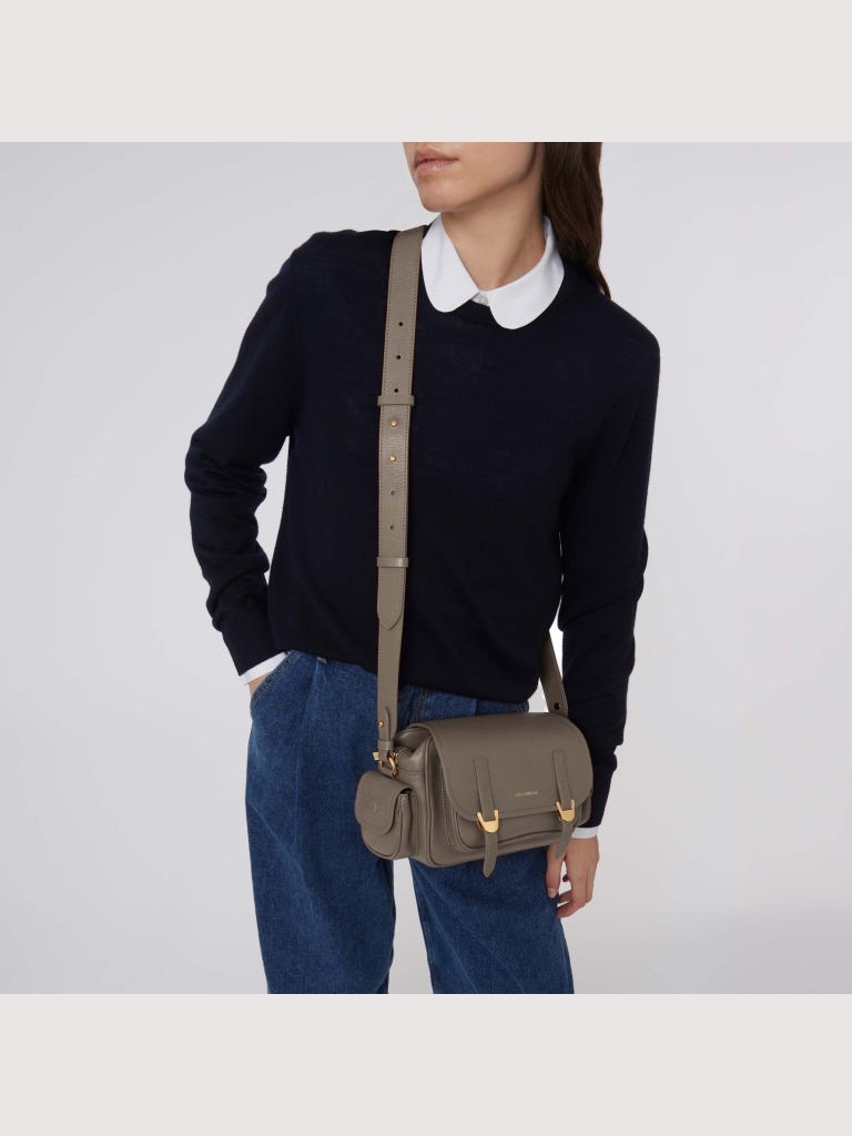 Coccinelle Campus Small - Warm Taupe