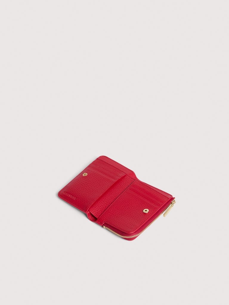 Coccinelle Metallic Small - Scarlet