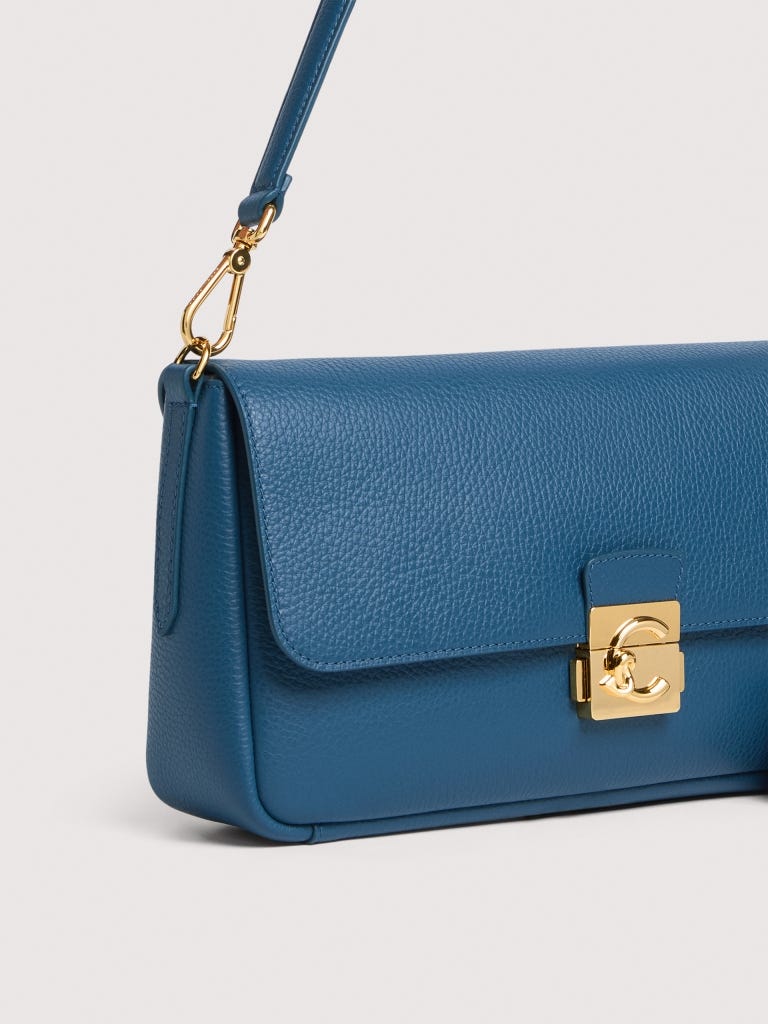 Coccinelle C-me Lock Large - Deep Blue