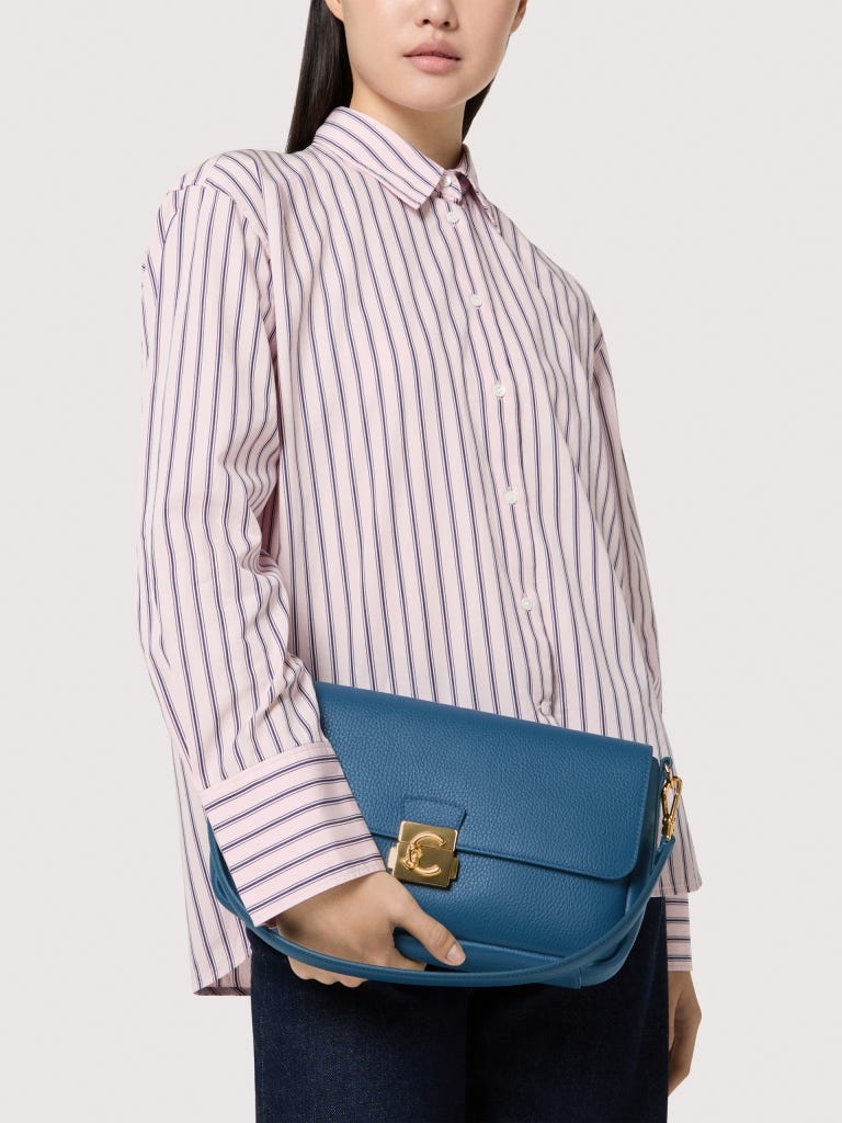 Coccinelle C-me Lock Large - Deep Blue