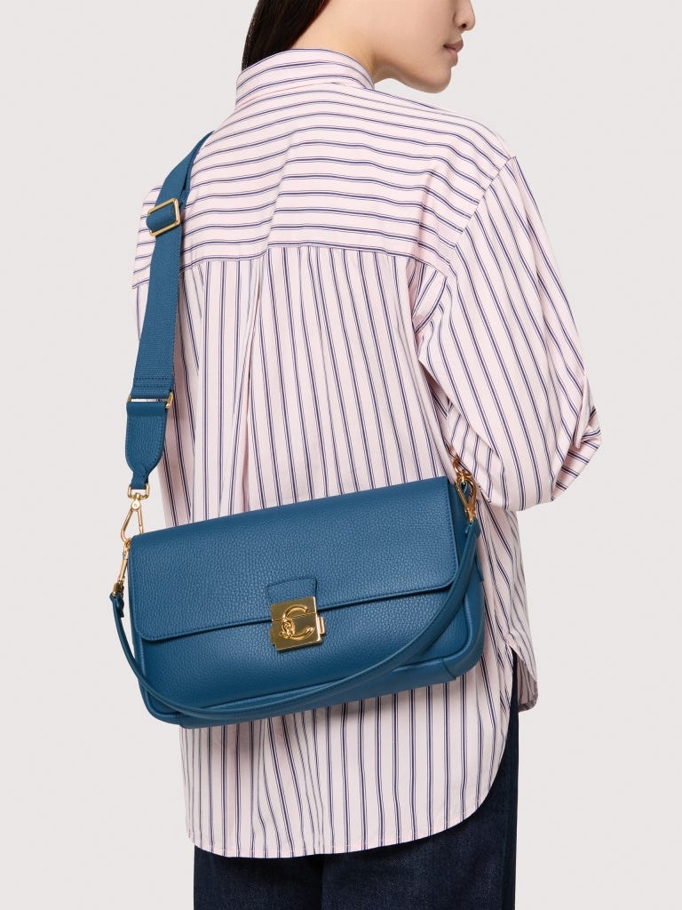 Coccinelle C-me Lock Large - Deep Blue