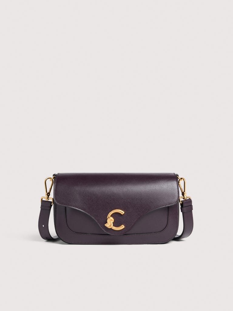 Coccinelle C-me Medium - Prune