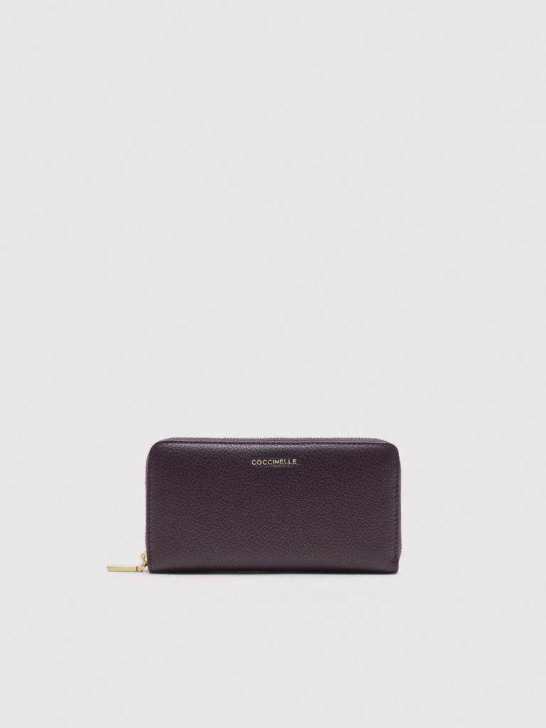 Coccinelle Metallic Large - Prune