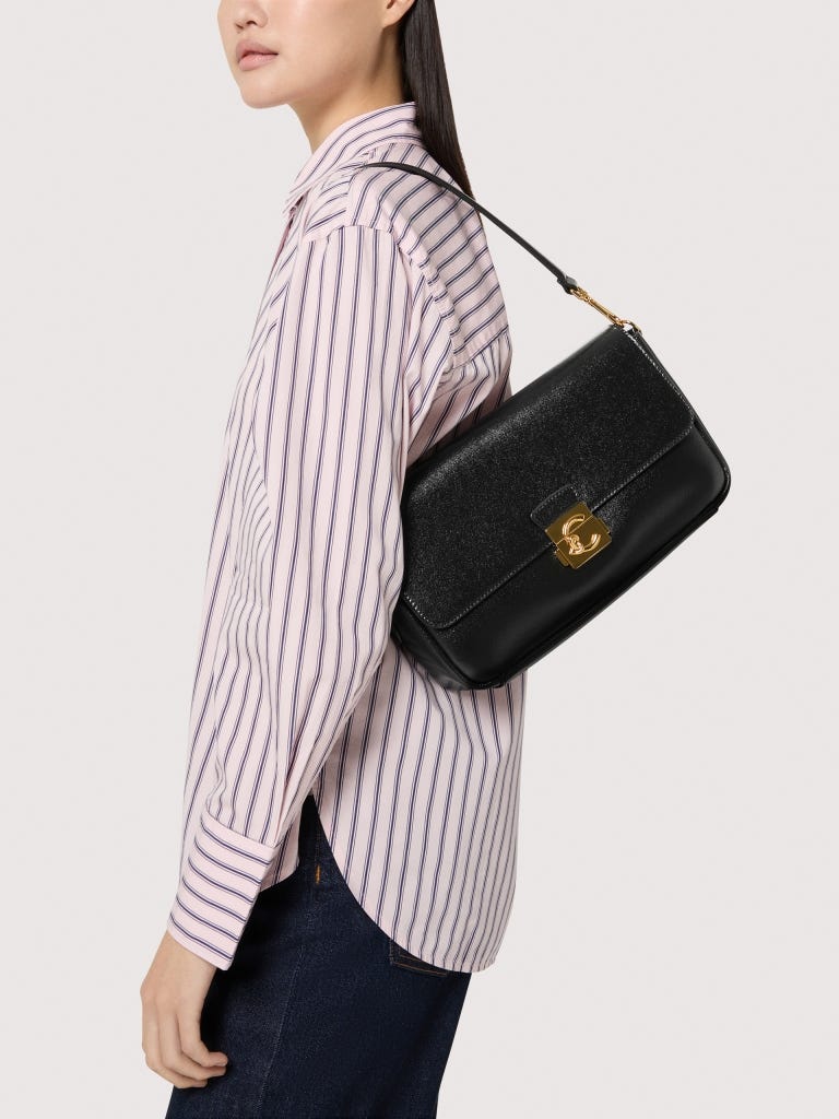 Coccinelle C-me Lock Large - Noir