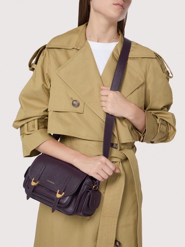 Coccinelle Campus Small - Prune